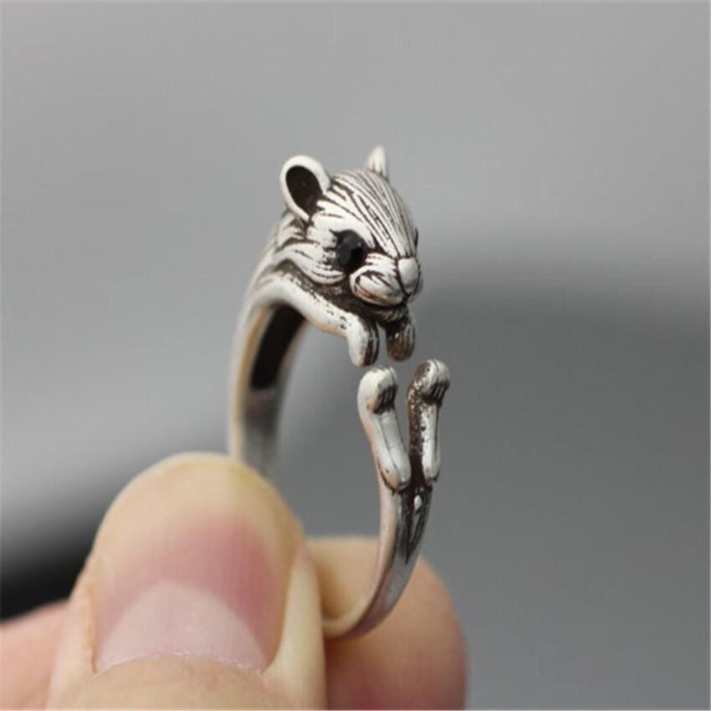 Cute Squirrel Wrap Ring